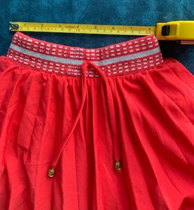 Floral Print Kurta and Skirt Set