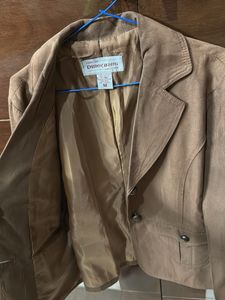 Brown Suede Blazer