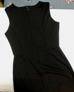Ajio Black Mini Dress