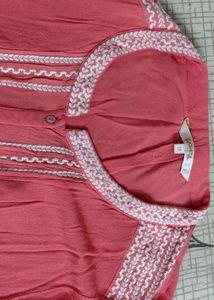 lakskita Peach shirt with Printed Palazzo Pants