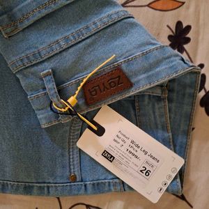 🌀Breathable Light Wash Wide Leg Jeans