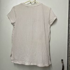 Off-white Printed and Embroidered t-shirt
