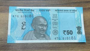 Rare 50 Rupees tripling serial number