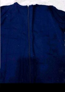 Navy Blue Embroidered Kurta Set