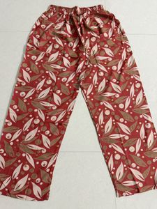 Elegant Leaf Print Kurta Pant Set