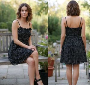 Black Polka Dot Sundress