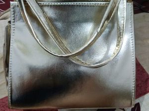 Sparkling Silver Clutch Bag