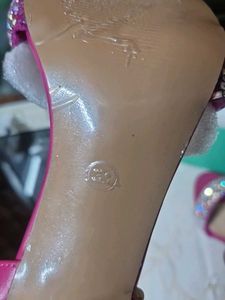 Sparkling Pink Wedge Sandals size 39