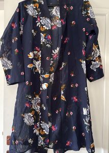 Floral Print Kimono Shrug- Full Size