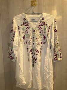 Embroidered Cotton Kurta