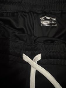 Black Running Shorts with White Trim