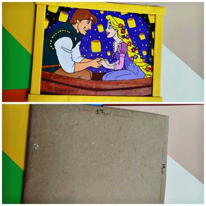 Handmade Disney Tangled Wall Decor –  7 -paintings