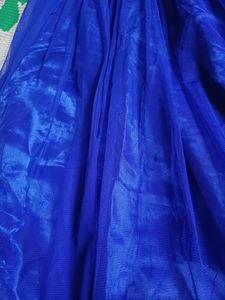Net Gown Navy Blue Color For Small Size