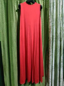 Boho Chic Red Maxi Dress