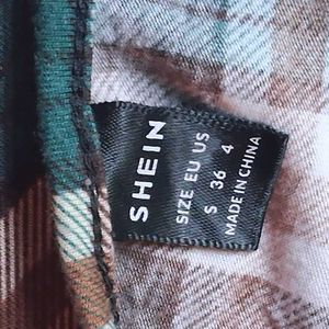 Green Plaid Crop Top