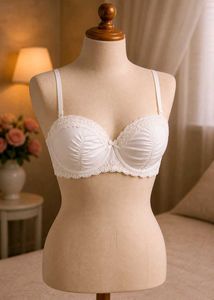 white bra