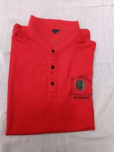 "Men's Red polo T-shirt "