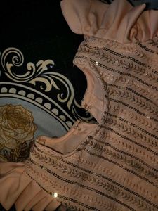 Elegant Kurta with Delicate Sequin Detail
