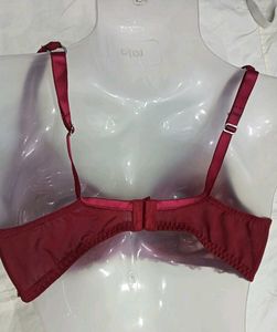 Lace Trim Full Coverage Bra 💚