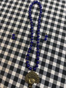 Peacock Pendant Necklace & Earring Set