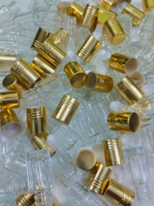 Attar Making Empty Glass 3ml Bottle 6 pieces