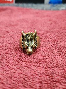 Wolf Head Ring