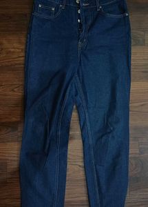 H&amp;M Classic high waist Blue Denim Jeans