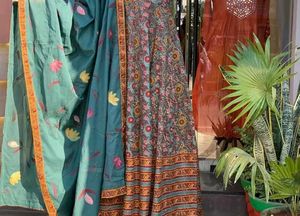 Elegant Printed Kurta Set with Dupatta