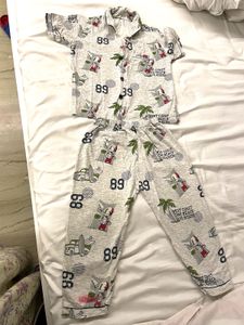 Cute Cartoon Pajama Set for kids 4-5 years