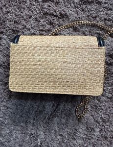 Victoria's Secret Straw Crossbody Bag