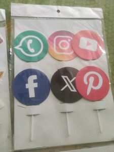Cake Topper Decorations Set pack of 4