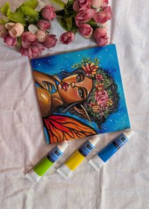 Mini Handmade Fairy Painting