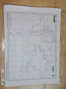WORLD MAP - 49 LOOSE SHEET MAP