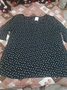 Classic Polka Dot oversized Top
