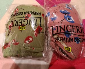 It's A Lingerie Soft Padded Printed Bra.Color (Gre
