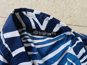 Blue &amp; White Striped Shirt🧿