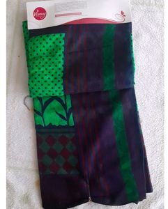 Tissue Plain Jacquard Saree With Attached Blo
