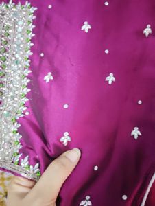 Stunning Pink Embroidered Gown