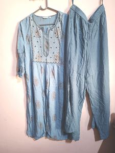 Max Blue Kurta Set
