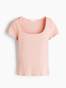 H&M Square Neck Ribbed Top (M)