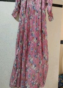 Beautiful Pink Floral Gown