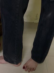 Black Cargo Jeans