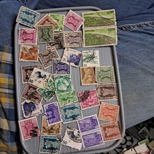 50+Random Vintage Indian Stamps.