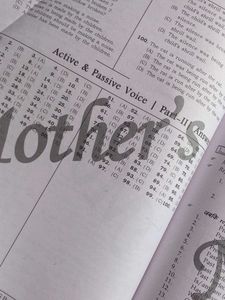 English (Language And Comprehension) MOTHER'S