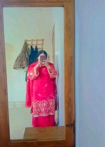 Elegant Red Kurta Set