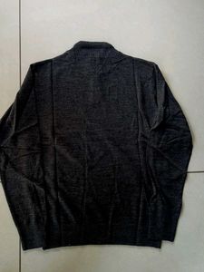 Men's Grey Turtleneck Sweater
