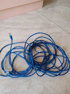 Blue Ethernet Cable more than 5 mtr long