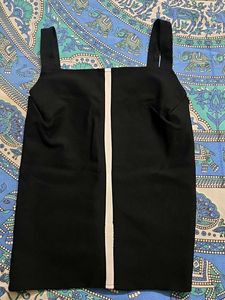 y2k Black &amp; White Tank Top