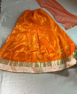 Kurti With Skirt And Dupatta