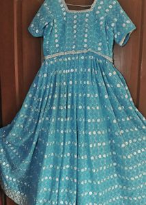 long ethenic gown